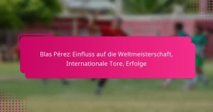 Blas Pérez: Einfluss auf die Weltmeisterschaft, Internationale Tore, Erfolge