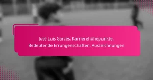 José Luis Garcés: Karrierehöhepunkte, Bedeutende Errungenschaften, Auszeichnungen